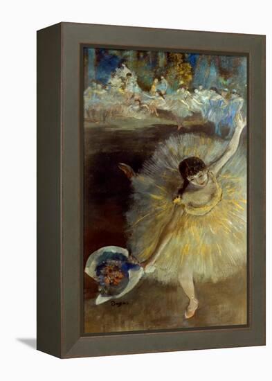 Degas: Arabesque, 1876-77-Edgar Degas-Framed Premier Image Canvas