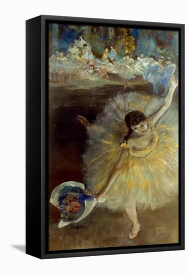 Degas: Arabesque, 1876-77-Edgar Degas-Framed Premier Image Canvas