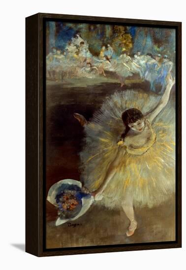 Degas: Arabesque, 1876-77-Edgar Degas-Framed Premier Image Canvas
