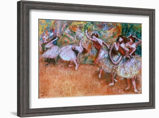 Degas: Ballet Scene-Edgar Degas-Framed Giclee Print