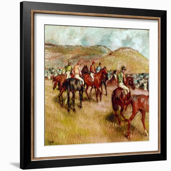 Degas: Before Start, C1893-Edgar Degas-Framed Giclee Print