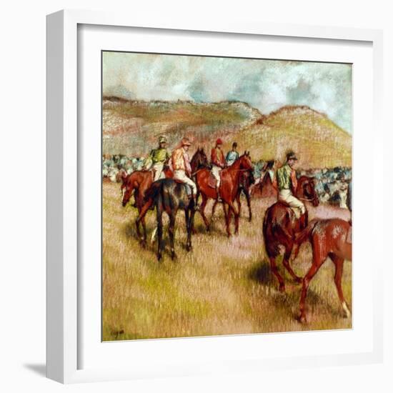 Degas: Before Start, C1893-Edgar Degas-Framed Giclee Print