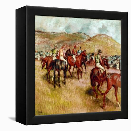 Degas: Before Start, C1893-Edgar Degas-Framed Premier Image Canvas