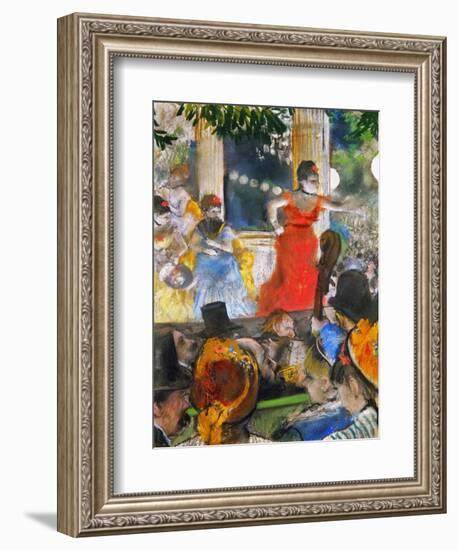 Degas: Concert, C1876-77-Edgar Degas-Framed Giclee Print