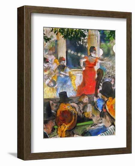 Degas: Concert, C1876-77-Edgar Degas-Framed Giclee Print