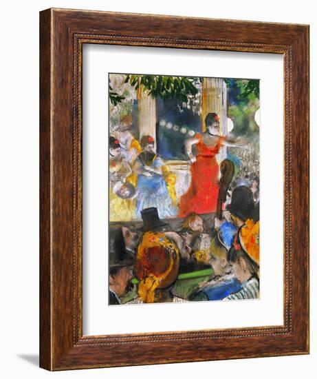 Degas: Concert, C1876-77-Edgar Degas-Framed Giclee Print