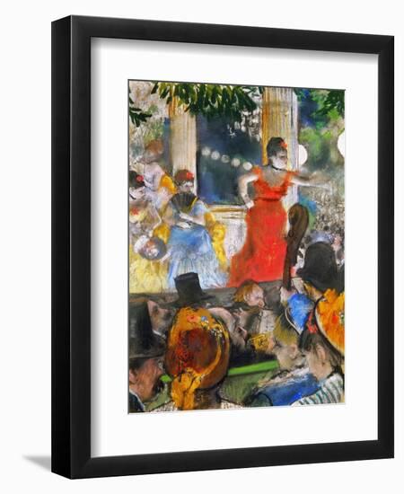 Degas: Concert, C1876-77-Edgar Degas-Framed Giclee Print