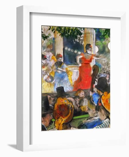 Degas: Concert, C1876-77-Edgar Degas-Framed Giclee Print