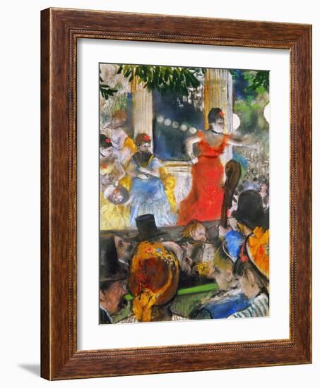 Degas: Concert, C1876-77-Edgar Degas-Framed Giclee Print