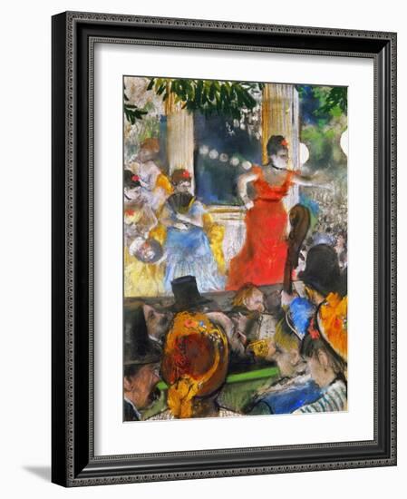 Degas: Concert, C1876-77-Edgar Degas-Framed Giclee Print