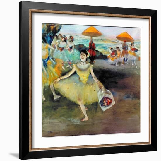 Degas: Dancer, 1878-Edgar Degas-Framed Giclee Print