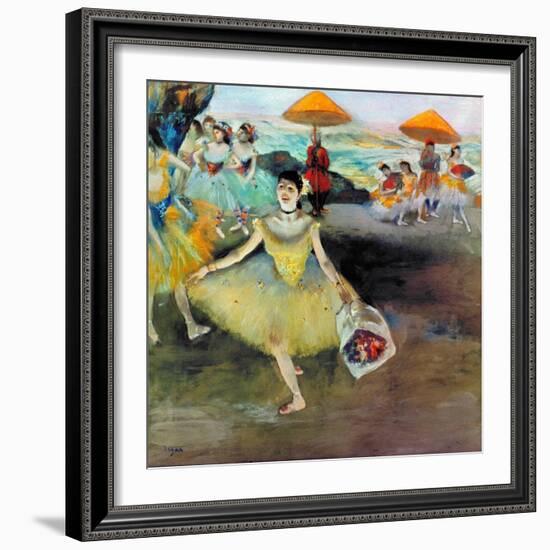 Degas: Dancer, 1878-Edgar Degas-Framed Giclee Print