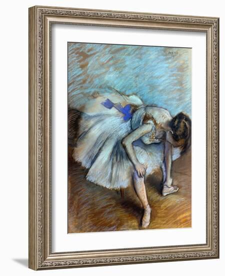 Degas: Dancer, 1881-83-Edgar Degas-Framed Giclee Print