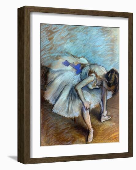 Degas: Dancer, 1881-83-Edgar Degas-Framed Giclee Print