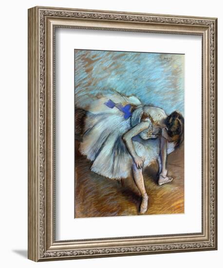 Degas: Dancer, 1881-83-Edgar Degas-Framed Giclee Print