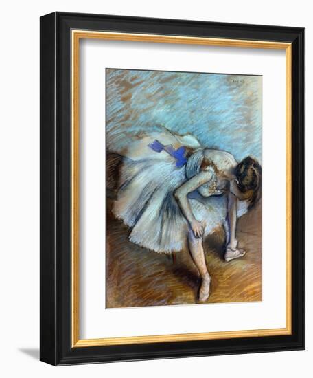 Degas: Dancer, 1881-83-Edgar Degas-Framed Giclee Print