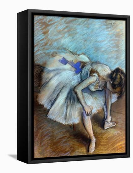 Degas: Dancer, 1881-83-Edgar Degas-Framed Premier Image Canvas