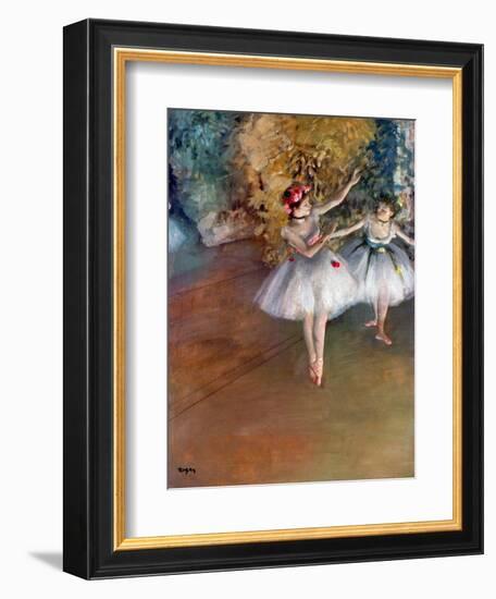 Degas: Dancers, C1877-Edgar Degas-Framed Premium Giclee Print