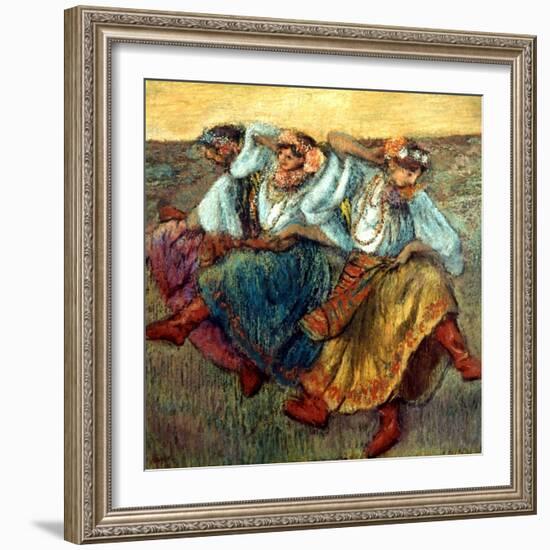 Degas: Dancing Girls, C1895-Edgar Degas-Framed Giclee Print