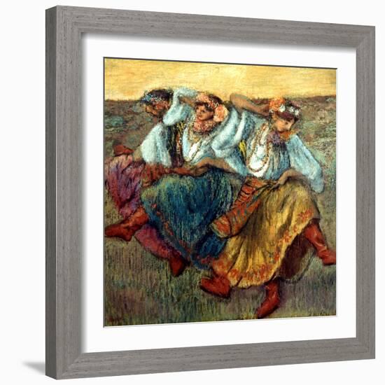 Degas: Dancing Girls, C1895-Edgar Degas-Framed Giclee Print