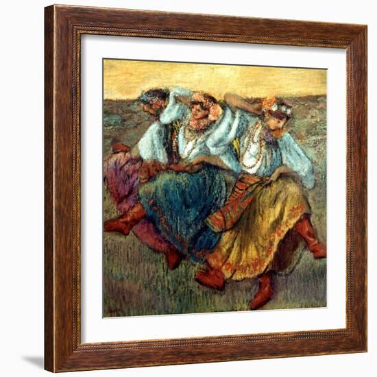 Degas: Dancing Girls, C1895-Edgar Degas-Framed Giclee Print