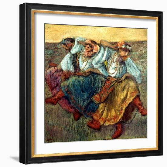 Degas: Dancing Girls, C1895-Edgar Degas-Framed Giclee Print