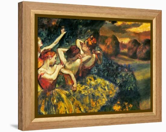 Degas: Four Dancers, C1899-Edgar Degas-Framed Premier Image Canvas