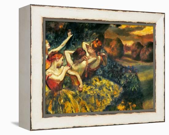 Degas: Four Dancers, C1899-Edgar Degas-Framed Premier Image Canvas