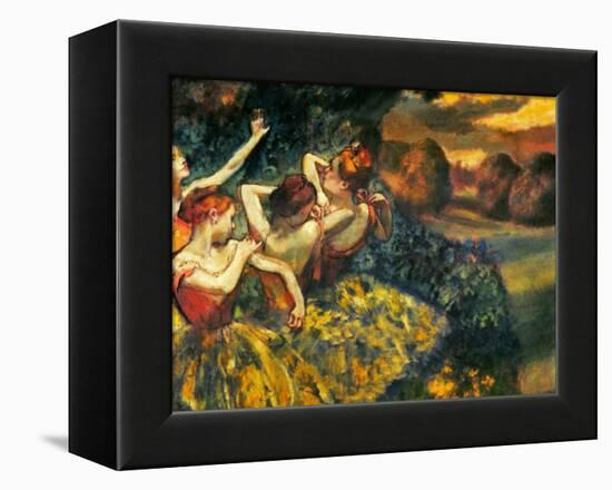 Degas: Four Dancers, C1899-Edgar Degas-Framed Premier Image Canvas