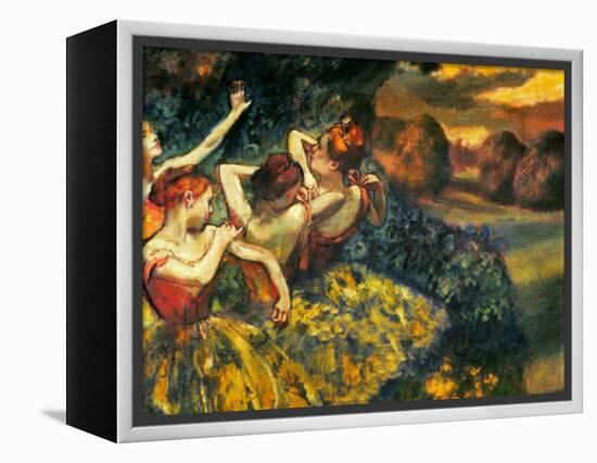 Degas: Four Dancers, C1899-Edgar Degas-Framed Premier Image Canvas