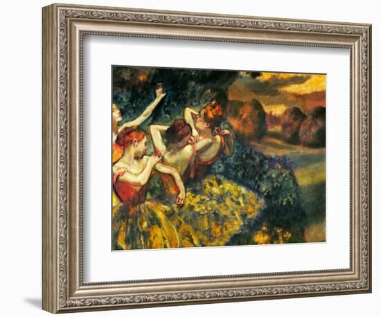 Degas: Four Dancers, C1899-Edgar Degas-Framed Giclee Print