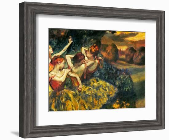 Degas: Four Dancers, C1899-Edgar Degas-Framed Giclee Print