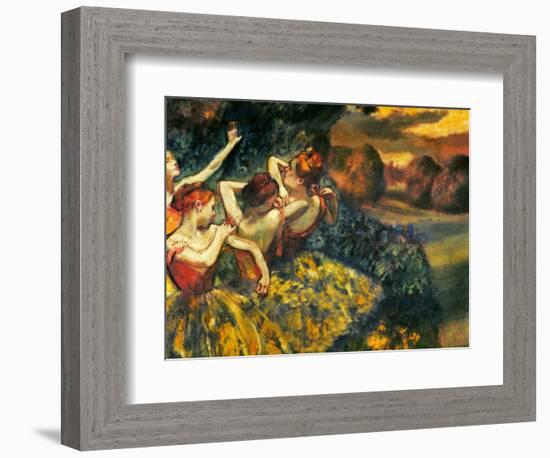 Degas: Four Dancers, C1899-Edgar Degas-Framed Giclee Print