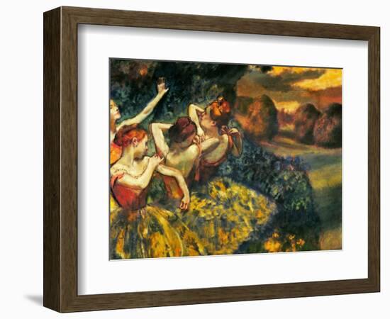 Degas: Four Dancers, C1899-Edgar Degas-Framed Giclee Print