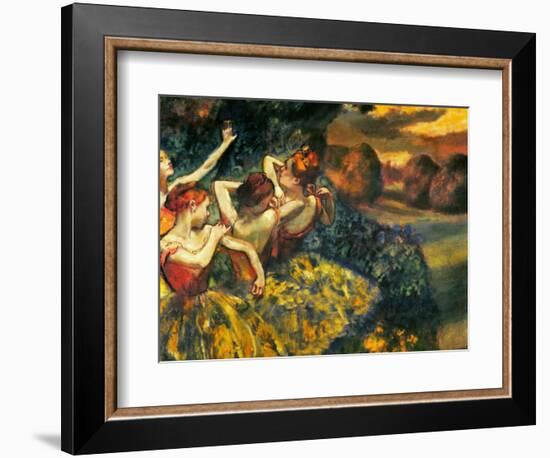 Degas: Four Dancers, C1899-Edgar Degas-Framed Giclee Print