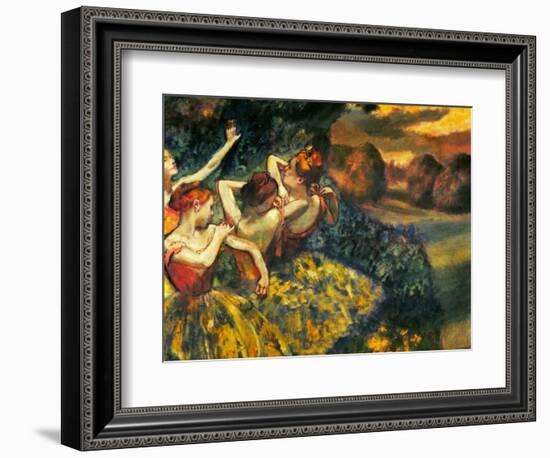 Degas: Four Dancers, C1899-Edgar Degas-Framed Giclee Print