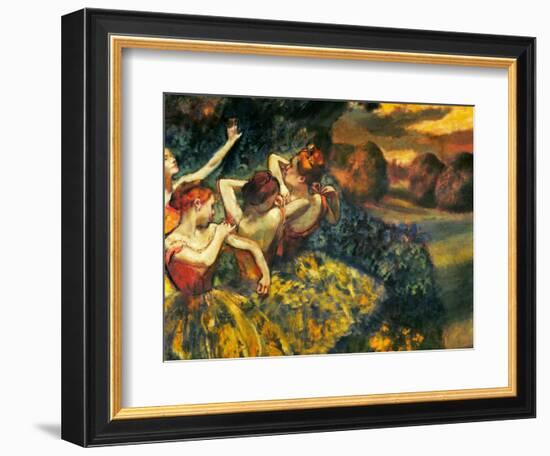 Degas: Four Dancers, C1899-Edgar Degas-Framed Giclee Print