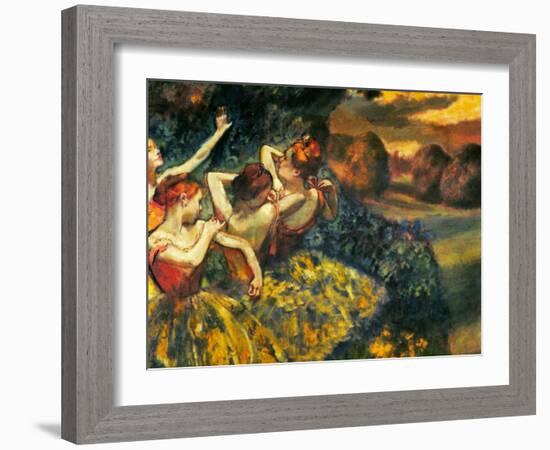 Degas: Four Dancers, C1899-Edgar Degas-Framed Giclee Print