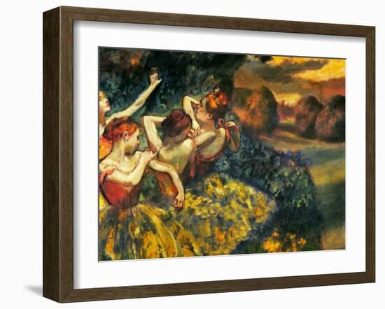 Degas: Four Dancers, C1899-Edgar Degas-Framed Giclee Print