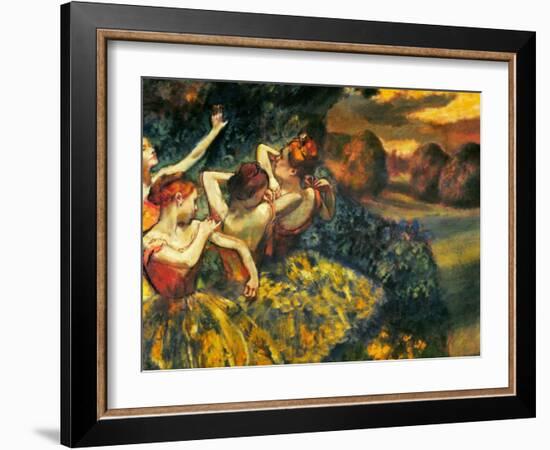 Degas: Four Dancers, C1899-Edgar Degas-Framed Giclee Print