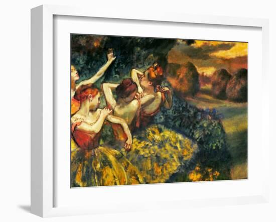 Degas: Four Dancers, C1899-Edgar Degas-Framed Giclee Print