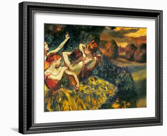 Degas: Four Dancers, C1899-Edgar Degas-Framed Giclee Print