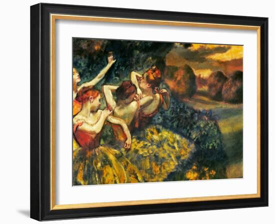 Degas: Four Dancers, C1899-Edgar Degas-Framed Giclee Print