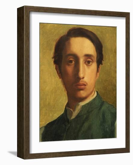 Degas in a Green Waistcoat, circa 1855-1856-Edgar Degas-Framed Giclee Print