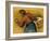 Degas: Laundress, C1888-92-Edgar Degas-Framed Giclee Print