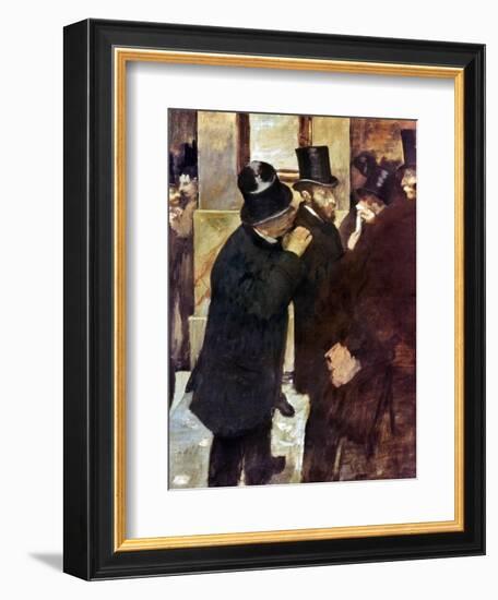 Degas: Stock Exchange-Edgar Degas-Framed Giclee Print