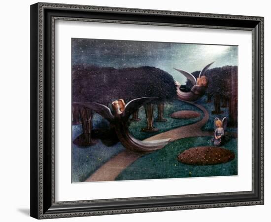 Degouve: Angels, 1894-William Degouve De Nuncques-Framed Giclee Print