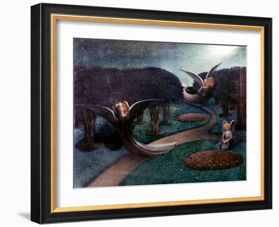 Degouve: Angels, 1894-William Degouve De Nuncques-Framed Giclee Print