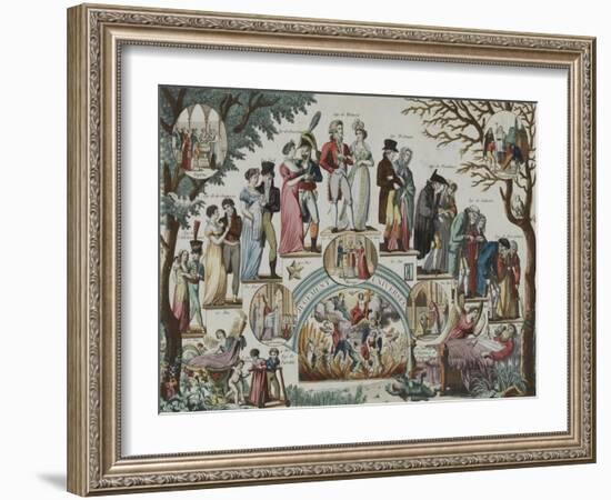 Degré des âges-null-Framed Giclee Print