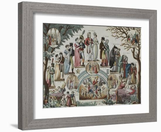 Degré des âges-null-Framed Giclee Print